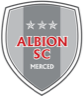 ALBION SC Merced logo