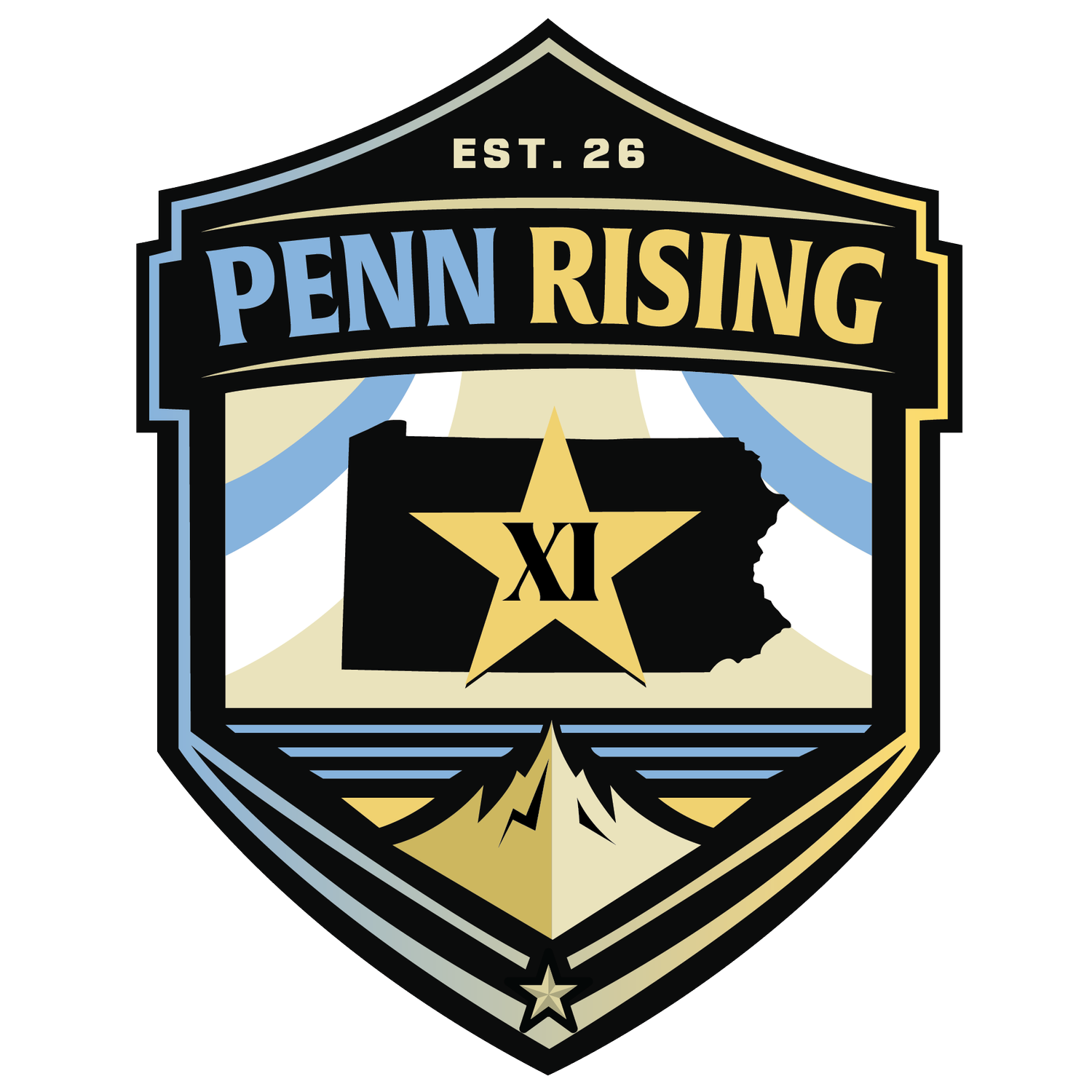 Penn Rising XI logo